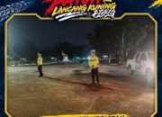Patroli Blue Light SIGAP 110 Polres Rohil Jaga Jalur Rawan Malam