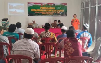 Cegah Kebakaran Lahan, Warga Kuala Lemang Terima Pembekalan Mitigasi Karhutla dari TMMD Kodim 0314/Inhil