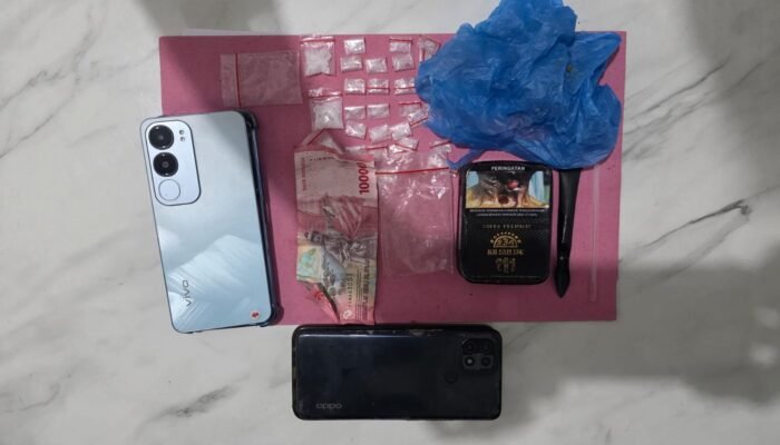 Polsek Bagan Sinembah Tangkap Pengedar Sabu 7 Gram, 2 Tersangka Positif