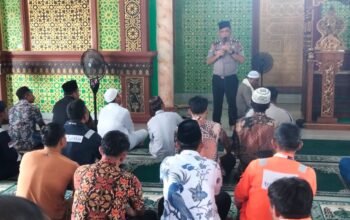Polres Rohil Gelar Jumat Keliling di Masjid Nurul Iman Tanah Putih