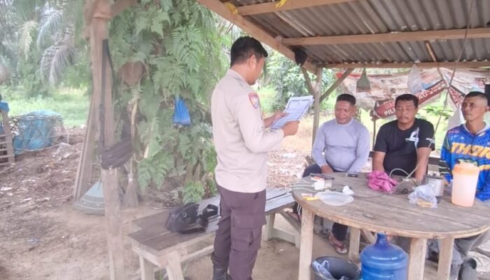 Polres Rohil Gerakkan Polsek Serentak Cegah Karhutla