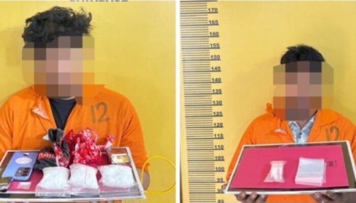 GEGAP GEMPITA POLRES INHU! Tengah Malam Ringkus 2 Pengedar Sabu 303 Gram di Jalintim Sungai Dawu Rengat Barat